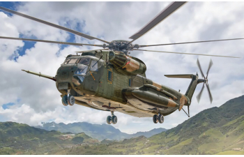 Сборная модель SIKORSKY Hh-53c Super Jolly Green Giant Military Helicopter (1969)