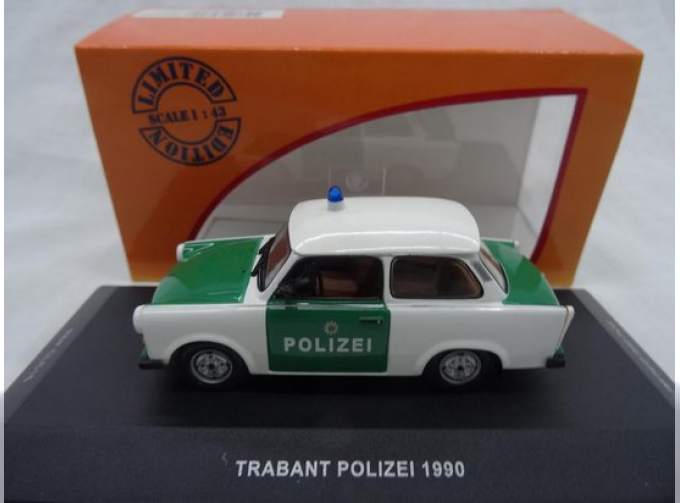 TRABANT Polizei (1990), green / white