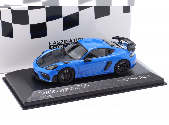 PORSCHE 718 (982) Cayman Gt4 Rs (2021), Blue Black