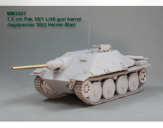 7,5 cm ствол Pak 39/1 L/48. Jagdpanzer 38(t) Hetzer-Starr. Trumpeter