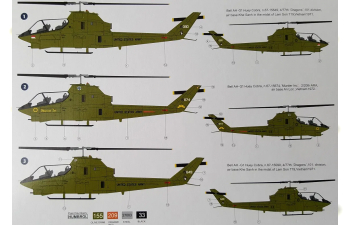 Сборная модель AH-1G Huey Cobra "with wiring panels"