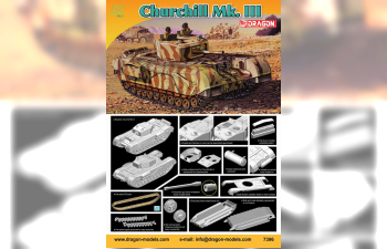 Сборная модель WW.II British Churchill Mk.III