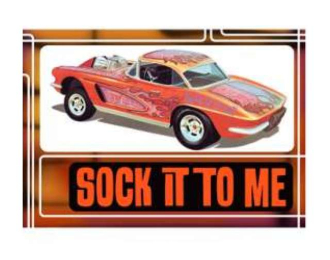 Сборная модель CHEVROLET Corvette Includes Pre-lettered drag slicks, mulitple engine and wheel options 1962