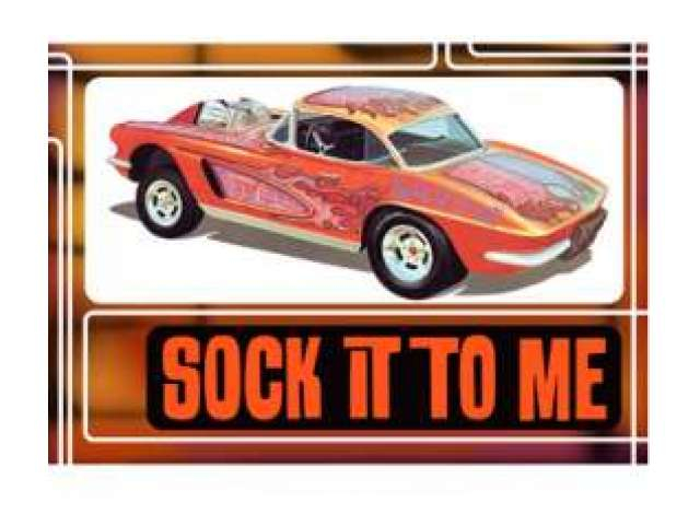 Сборная модель CHEVROLET Corvette Includes Pre-lettered drag slicks, mulitple engine and wheel options 1962