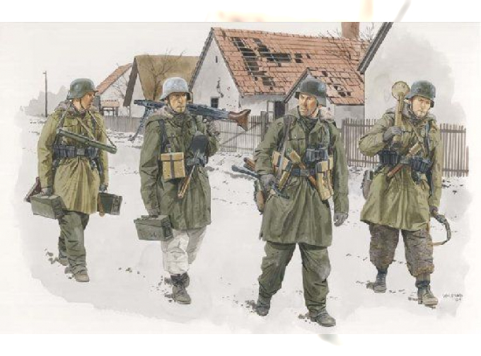 Сборная модель Panzergrenadiers, Wiking Division (Hungary 1945)