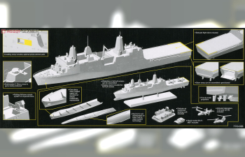 Сборная модель U.S.S. New York LPD-21