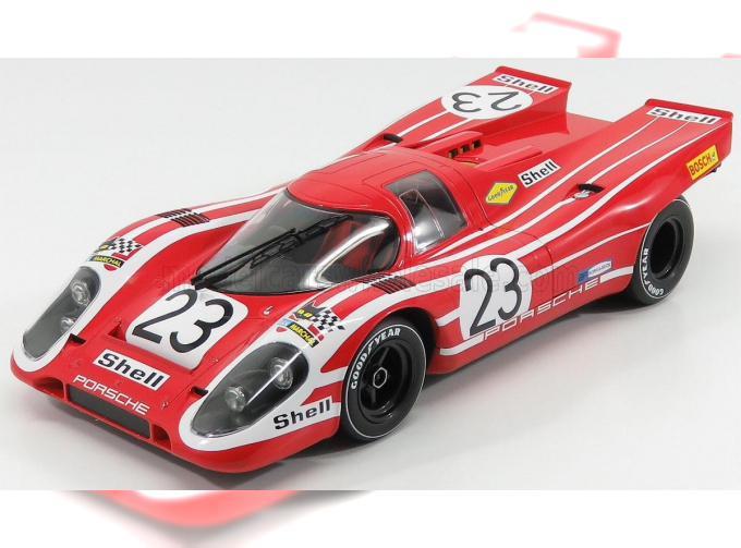 PORSCHE 917k Team Salzburg N 23 Winner 24h Le Mans (1970) H.Herrmann - R.Attwood, Red White