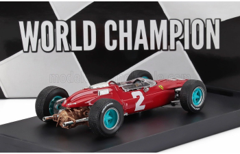 FERRARI F1 158 N2 World Champion Winner Italy Gp 1964 John Surtees (1964), Red