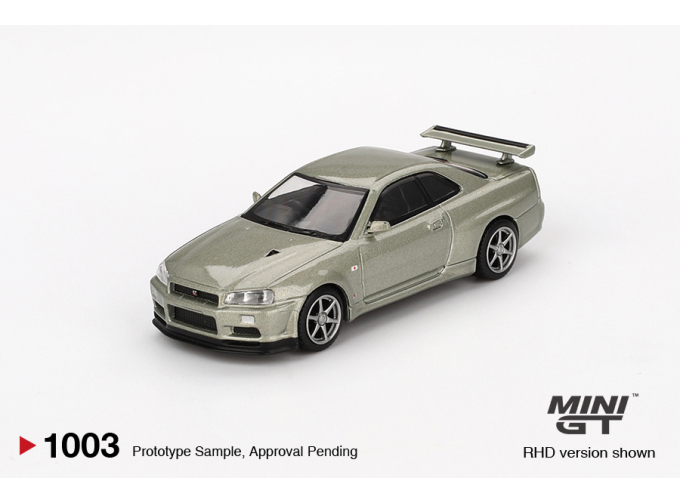 NISSAN Skyline GT-R (R34) V-Spec II Nür Millenium Jade