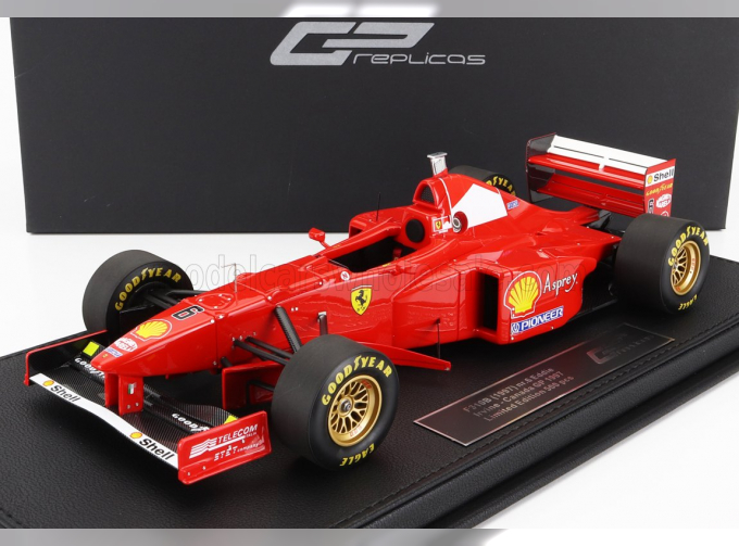 FERRARI F1 F310b Team Scuderia Ferrari Marlboro №6 Canada Gp (1997) Eddie Irvine - Con Vetrina - With Showcase, Red