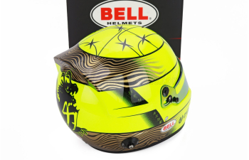 BELL HELMET Casco Helmet Mick Schumacher Team Alpine Endurance Wec Season (2025), Yellow Fluo Black
