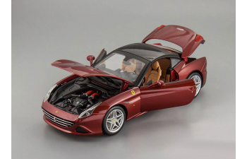 FERRARI California T closed top, red metallic