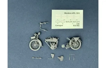 Сборная модель мотоцикл Wanderer 4PS 1916 года