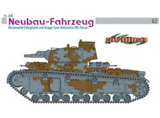 Сборная модель танк NEUBAU-FAHRZEUG RHEINMETALL-FAHRGESTELL