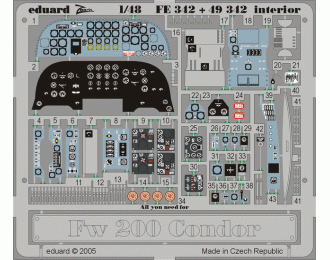 Цветное фототравление для Fw 200 Condor interior