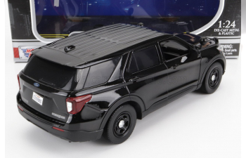 FORD Utility Police Interceptor With Push Bumper (2022), black