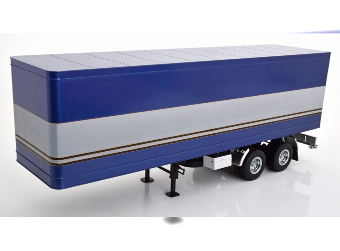 SEMI-TRAILER, blue metallic silver