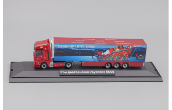 MAN TGX XXL 18.510 "Weihnachtstruck", red metallic