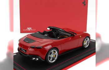 FERRARI Roma Spider Open (2020) - Con Vetrina - With Showcase, Rosso Corsa - Red