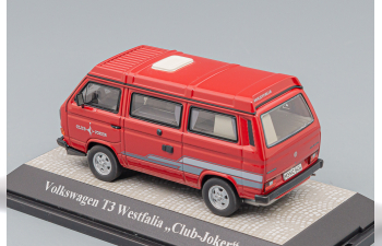 VOLKSWAGEN T3 Westfalia Club Joker Camper 1989, red