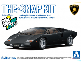 Сборная модель Lamborghini Countach LP400 (Black)