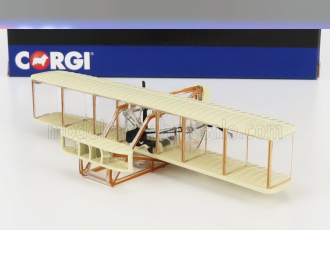 AIRPLANE Wright Flyer (1903), Cream Brown