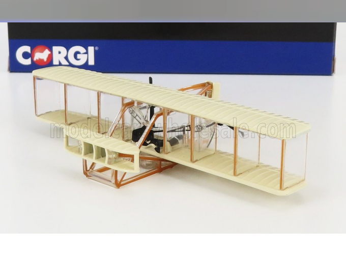 AIRPLANE Wright Flyer (1903), Cream Brown