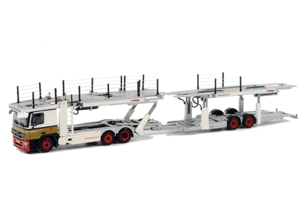 MERCEDES-BENZ Actros Cartransporter (3 + 2 axle) Koopman, Premium Line 1:50, желтый