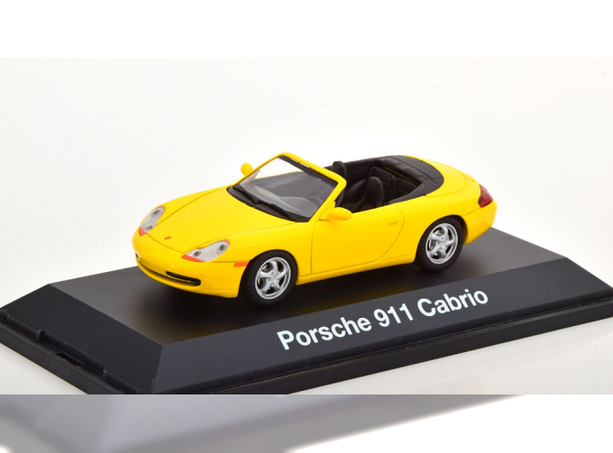 PORSCHE 911 (996) Convertible (1997), yellow