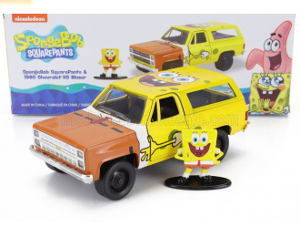 CHEVROLET Blazer K5 With Squarepants Spongebob Figure (1980), Yellow Brown