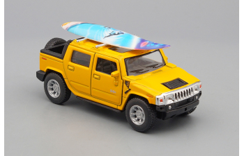 HUMMER H2 SUT Surfboard Pick-up (2005), yellow