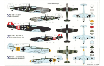 Сборная модель Messerschmitt Bf 109D "Dora"