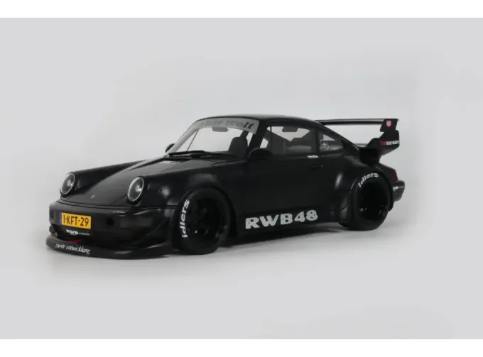 PORSCHE RWB Black *Resin serie* (2013), flat black