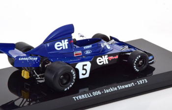 TYRRELL F1 Ford 006 Team Elf Tyrrel №5 World Champion Season (1973) Jackie Stewart - Blister Box, Blue