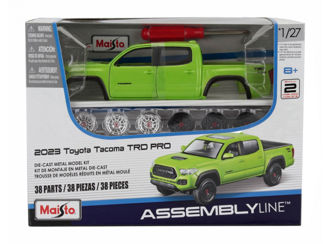 Сборная модель TOYOTA Tacoma Pick-up (2021), Light Green Met