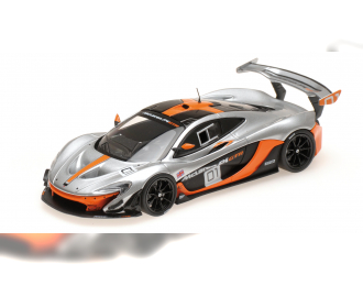 McLaren P1 GTR Design Concept - 2015 серебристый с черным и оранжевым