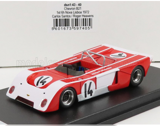 CHEVRON B21 №14 Winner 6h Nova Lisboa (1972) C.Santos - R.Heavens, Red White