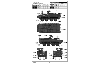 Сборная модель Бронированная разведывательная машина M1127 Stryker