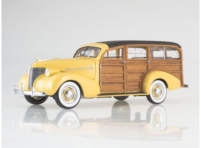 CHEVROLET Woody Station Wagon, yellow / brown