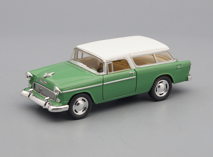 CHEVROLET Nomad (1955), green / white