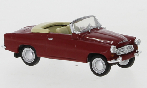 SKODA Felicia Convertible (1959), dark red