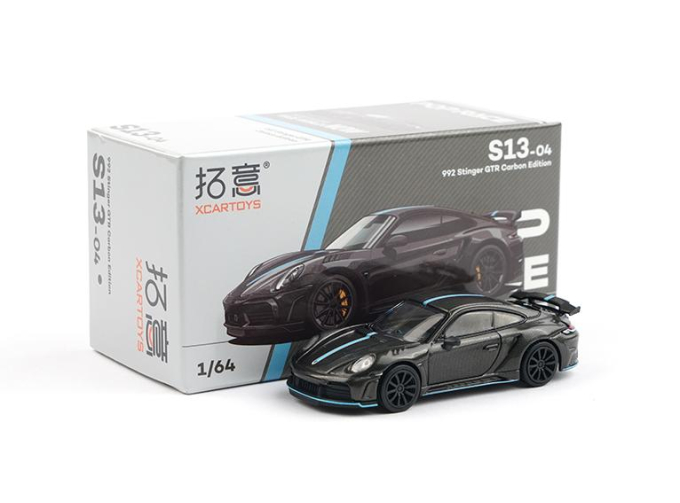 PORSCHE 992 Stinger GTR, carbon black / blue