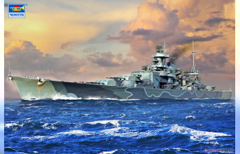 Сборная модель German Scharnhorst Battleship