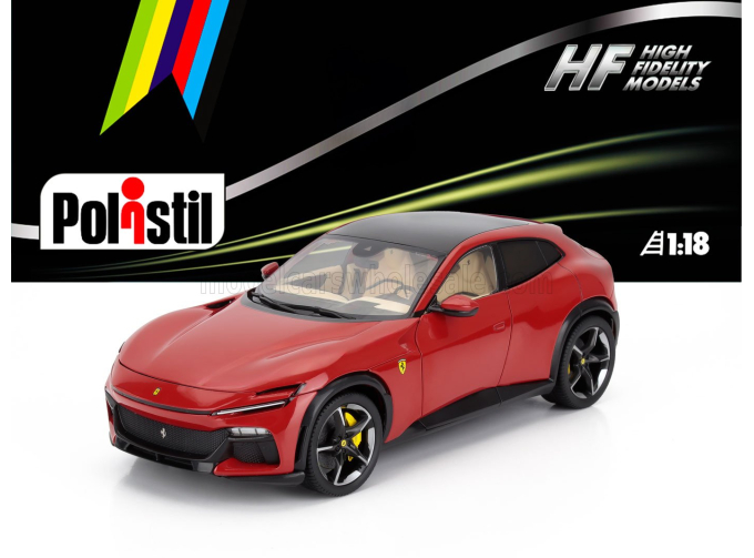 FERRARI Purosangue (2022), Rosso Corsa 322 - Cream Interior