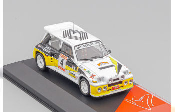 RENAULT 5 Maxi Turbo Francois Chatriot - Michel Perin Rallye de Var (1986), black / white