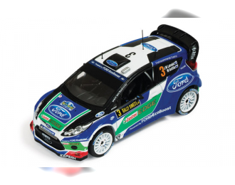 FORD FIESTA RS WRC 3 J.M.LATAVALA-M.ANTILLA Winner Rally SWEDEN 2012, blue