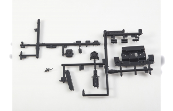 Сборная модель Камский грузовик 43118 6x6 бортовой с тентом (рестайлинг)