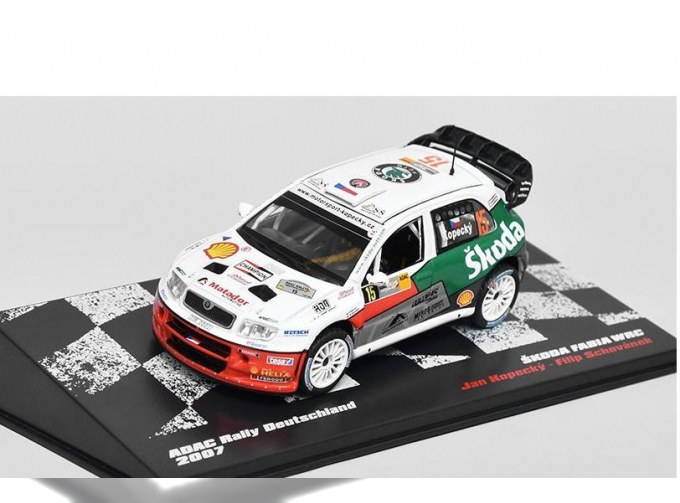 SKODA Fabia №15 WRC ADAC Jan Kopecký / Filip Schovánek Rallye Deutschland 2007