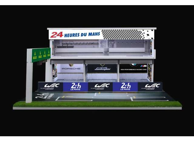 Diorama *Le Mans 24h with light*, various