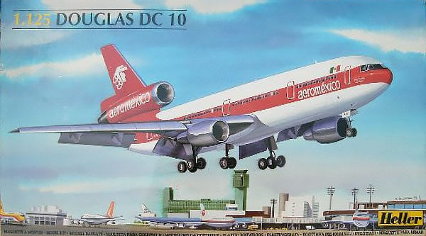 Сборная модель Пассажирский самолёт Douglas DC 10